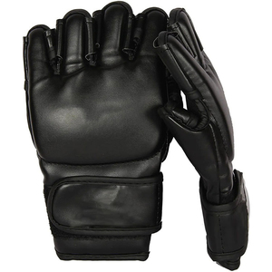 Top vente 2025 marque privée adulte MMA gants de boxe en cuir équipement d'entraînement sportif avec poignet lacé meilleur prix - Product Image 3