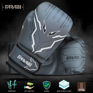Gants de boxe MMA en cuir PU de haute qualité, respirants, légers, pour le sparring, design personnalisé pour le Muay Thai et les arts martiaux - Product Image 4