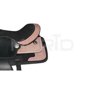 หนังนิ่มอานม้าตะวันตกทำด้วยมือดีไซน์ปรับแต่งได้สำหรับการแข่งบาร์เรล-หนังแท้ปลอกคอบังเหียนเต้านม - Product Image 5