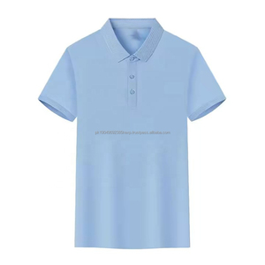 Polo informal para hombre de algodón de manga corta, ajuste clásico, impresión personalizada, logotipo bordado, camiseta Polo de algodón Pima - Product Image 4