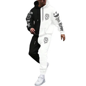 Pantalon et sweat à capuche GYM Survêtement d'entraînement personnalisé à sublimation pour unisexe, survêtement confortable en coton de coupe régulière - Product Image 1