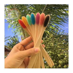 แปรงสีฟันไม้ไผ่ที่ใส่ใจสิ่งแวดล้อมพร้อมตัวเลือกที่ปรับแต่งได้-เหมาะสำหรับโรงแรมสปาและตลาดขายส่ง - Product Image 4