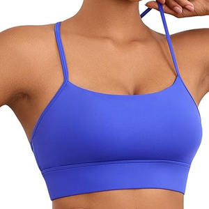 Vêtements de sport de yoga sans couture de haute qualité pour femmes soutien-gorge de sport de soutien élégant de qualité supérieure respirant prêt pour l'action soutien-gorge de sport noir - Product Image 3