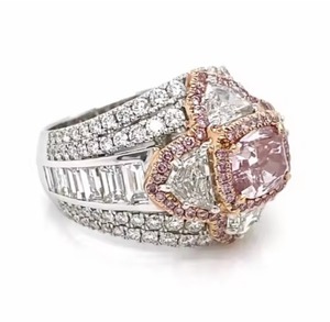 Prix de vente aux enchères de 5 carats de pierre naturelle taillée fantaisie, rose pur, pour bricolage, industrie, OEM, anniversaire - Product Image 2