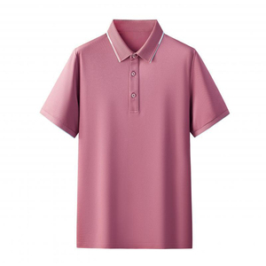 Qualité supérieure 2025 nouveauté été hommes pour Polo t-shirts coupe ajustée avec col rabattu à manches courtes chemise de Golf - Product Image 4