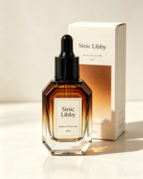 Bouteilles en verre transparentes de 30 ml avec bouchon à vis et compte-gouttes, contenants pour soins de la peau, logo personnalisé