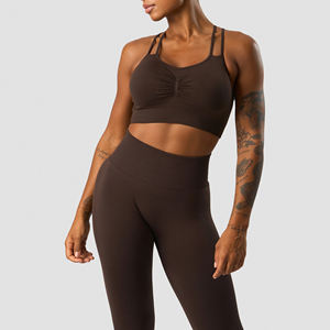 2023 New Customized Front Button Zippered Vest Type <b>Sports</b> <b>Bra</b> High Impact <b>Sports</b> Grey <b>Bra</b> Gym Running <b>Sports</b> Yoga Wear <b>Bra</b> - Product Image 4