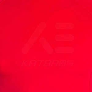 KATBROS เสื้อกีฬาแขนยาวสีแดงสำหรับผู้ชาย พิมพ์ลายโลโก้ด้านหน้า ป้องกันแบคทีเรีย เป็นมิตรกับสิ่งแวดล้อม แห้งเร็ว ขนาดผู้ใหญ่ - Product Image 6