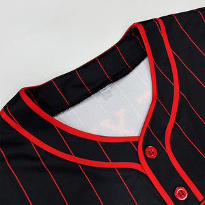 Top Trending Nueva llegada Venta caliente 100% Poliéster Camiseta de béisbol personalizada Sublimada Venta al por mayor Jersey de béisbol retro en blanco - Product Image 3