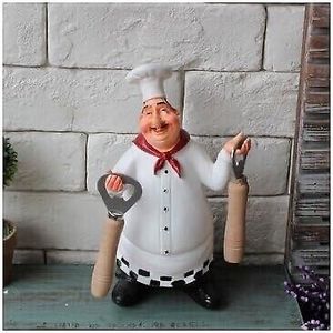 Chef italiano Figurine ristorante resina artigianato statua per cucina decorazione sculture categoria di prodotto - Product Image 1