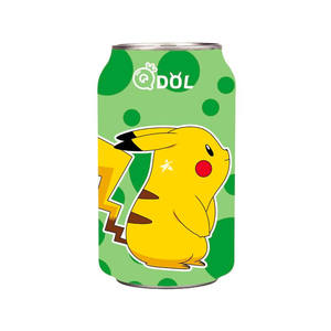Qdol Pokemon LIME น้ำอัดลม330มล. รสส้มสดชื่นเครื่องดื่มอัดลมสำหรับร้านขนมซูเปอร์มาร์เก็ตและร้านค้าปลีก - Product Image 1