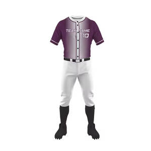 Uniforme de Béisbol de Buena Calidad, Nuevo Diseño, Uniforme de Béisbol de Primera Calidad en Oferta, Conjunto de Uniforme de Béisbol para Equipo - Product Image 2