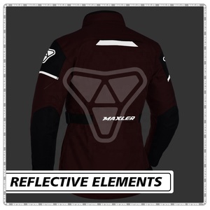 Veste de moto unisexe légère CE niveau 2 Protection imperméable respirant réversible été/hiver veste d'équitation courte - Product Image 4