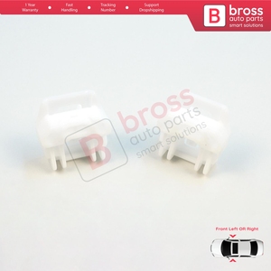คลิปซ่อมชุดมอเตอร์กระจกหน้าต่าง BWR38+BWR39 รุ่น A+B สำหรับประตูหน้า รถ Golf Bora Jetta MK4 A4 1J Ibiza MK3 6L Coupe 607 ปี 1999-2010 1JM89846 - Product Image 3