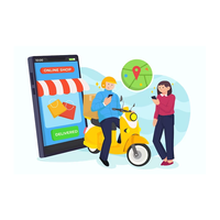 Servicios de Desarrollo de Aplicaciones de Entrega de Comida y Abarrotes de Forma Integral para un Crecimiento Empresarial Rápido, Desarrollo Avanzado de Aplicaciones de Entrega Multi-Vendedor