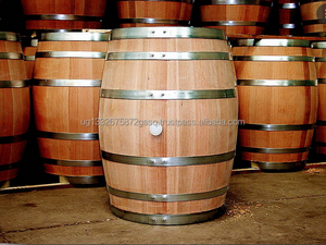 Tonneau à vin de chêne polyvalent, vieux et propre, tonneau à vin en bois de pin - Product Image 5