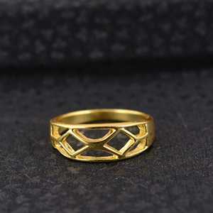 Latest Design Boho Geometric <b>Cross</b> <b>Rings</b> Dainty Brass <b>Rings</b> Women 18K Gold Plated Hollow Pattern Band <b>Ring</b> for Wholesale/OEM/ODM - Product Image 1