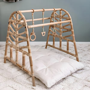 Structures de jeux de haute qualité pour bébés, jouets pour enfants à prix bas, tapis de jeu en rotin durable, aire de jeux. - Product Image 2