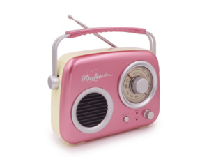 Portable <b>Retro</b>-Style Classic Design Radio Rechargeable FM/AM Wireless Functionality with Built-in <b>Speaker</b> - Product Image 4