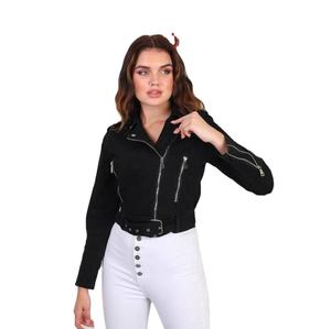 แจ็กเก็ตยีนส์บุนวมสำหรับผู้หญิงแจ็กเก็ตยีนส์แฟชั่นแขนยาวดีไซน์สวยสำหรับฤดูหนาว - Product Image 1