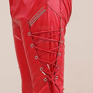 Vente chaude Pantalons en cuir mi-longueur décontractés pour hommes Léger Lavage foncé Logo personnalisé Service OEM Haute qualité Vente en gros Fabriqué au Pakistan - Product Image 6