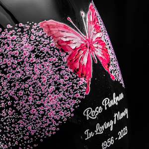 โกศผีเสื้อสำหรับงานศพของมนุษย์โกศใส่เถ้ากระดูกสำหรับผู้หญิงและผู้ชายตกแต่งโกศปะการังผีเสื้อขนาดกำหนดเองได้ - Product Image 6