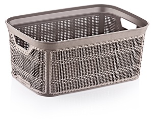 AFOSSA Durable 2.5L Rectángulo Contenedor de almacenamiento 0,66 Gal Contenedor de plástico apilable multiusos Material PP para la organización del hogar - Product Image 3