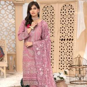 Lehenga Choli de mariée en cuir véritable de créateur, broderie lourde multicolore, 4 saisons, pour femmes, tenue de fête indienne et pakistanaise - Product Image 5