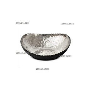 Bol à nourriture en acier inoxydable martelé, qualité exclusive, taille et forme personnalisées, bol décoratif pour usage domestique et hôtelier - Product Image 4