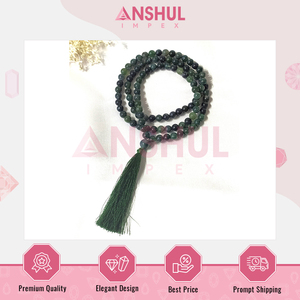 Đánh Bóng Chất Lượng Cao Bán Quý 8 Mm 108 Cầu Nguyện Hạt Moss Agate Đá Quý Cầu Nguyện Mala Cho Số Lượng Lớn Người Mua Từ Ấn Độ - Product Image 2