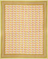 Dernier arrivage draps de lit king size de luxe en vente chaude 100% coton biologique traditionnel Jaipuri ensembles de draps imprimés en bloc à la main