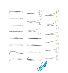 Juego de laparotomía básico de acero inoxidable de alta calidad en fabricante y exportador de instrumentos quirúrgicos al por mayor - Product Image 2