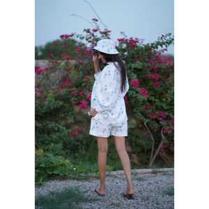 Chapeau Bob Enfant Trésors Marins Personnalisé Broderie 3D Double Face Toile pour la Pêche - Product Image 1