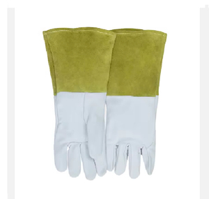 Guantes industriales de soldadura MIG, resistentes a llamas y chispas, forro aislado, cuero suave, transpirable, respetuoso con el medio ambiente, uso en exteriores - Product Image 2
