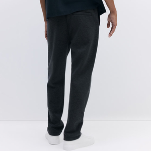 กางเกงวอร์มผ้าฝ้ายสีเทาสำหรับผู้ชายเสื้อผ้าถักแนวสตรีทแวร์พร้อมเชือกดึงป้ายโลหะสำหรับ100% ออกแบบได้ตามที่ต้องการ - Product Image 3