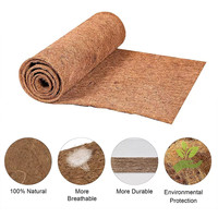 Rouleaux de tapis en fibre de coco durable Compostable, vente en gros de feuilles de coco naturel, rouleau de tapis bio