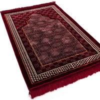 Tapis de prière musulmans arabes en laine douce et mousse, antidérapants, de haute qualité, style vintage, couleurs et tailles personnalisables, service OEM pour hommes