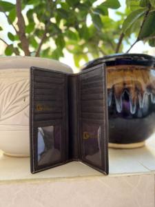 Western Style Cowhide Fur Leather Men's Long <b>Wallet</b> Hand Tooled Carving Hot Sale Fashion Stylish <b>Cash</b> Holder Gift for Him - Product Image 6