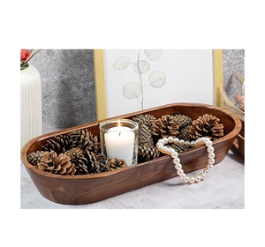 Nouveau design artisanat bol à pâte en bois pièce maîtresse bol à fruits ou décor de ferme bol à pâte en bois meilleure vente vente - Product Image 6