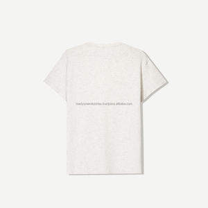 Venta al por mayor de camisetas de alta calidad de gran tamaño camiseta suave de algodón liso para los hombres - Product Image 3