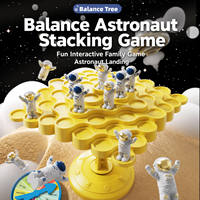 Jeu de société d'équilibre pour enfants de 4 à 14 ans, soirée en famille, salle de classe, jouet d'empilage astronaute, certifié CE EN71 CPC, vente en gros OEM