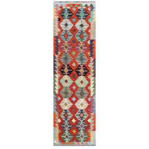 Alfombra de Pasillo Imaco Rugs Maimana Afganistán Kilim 276 x 82 cm - Product Image 1