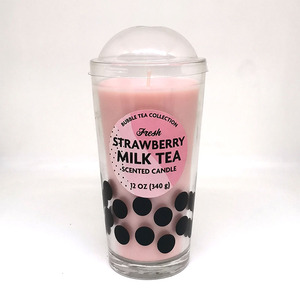 Venta al por mayor de lujo negro esmerilado vidrio vela tarros hogar fragancia perfumada cera de soja y cera de parafina velas tapa bodas Navidad - Product Image 2