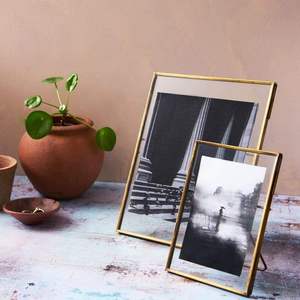 Cadre photo en métal de qualité supérieure pour une décoration murale de luxe, cadeau idéal pour les mariages, les anniversaires et l'affichage sur le bureau - Product Image 2