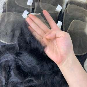 VQHAIR cierre 4by4 vietnamita Virgen no Remy extensiones de cabello crudo estilo de encaje superior corte un donante precio competitivo cabello humano - Product Image 2