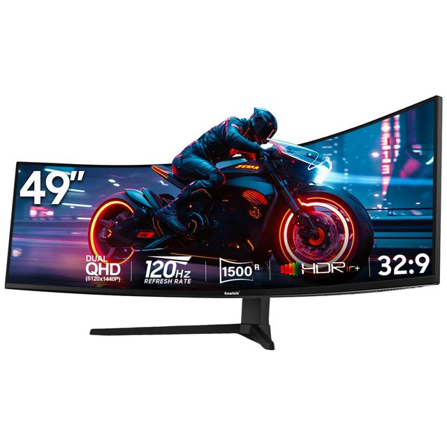 49 Inch Computer LCD Screen 1500R Curved Monitor Display for Business Office Education OEM Factory
