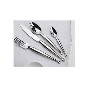 Top vente acier inoxydable fait à la main argent brillant métal Designer poignée argent poli ensemble de couverts - Product Image 1