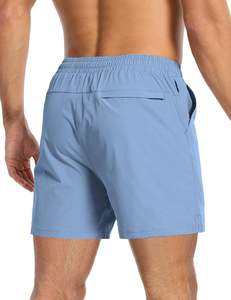 Pantalones cortos de malla atléticos personalizados con forro de compresión bolsillo para teléfono estilo deportivo para entrenamiento deportes Fitness gimnasio correr Jogging - Product Image 3