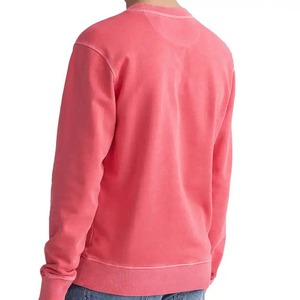 Sublimación multicolor de Estilo Vintage sudadera de algodón de gran tamaño cuello redondo lavado ácido diseño personalizado OEM en blanco - Product Image 3