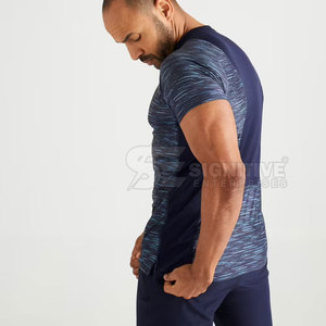 T-shirt de sport pour homme, conçu pour l'entraînement en salle de sport, avec un tissu doux au toucher et une flexibilité maximale, t-shirt de sport pour homme - Product Image 5
